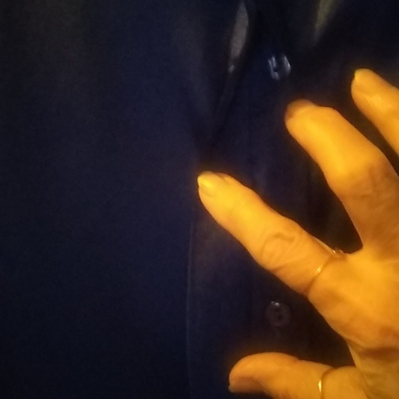 blue satin tunic - Picture 4 of 7